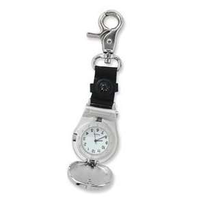  Nickel plated Compass and Sailors Clip Watch Jewelry