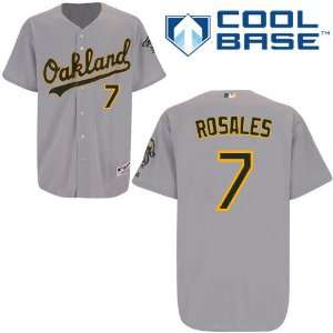  Adam Rosales Oakland Athletics Authentic Road Cool Base 