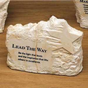    Successories Lead the Way Stone Image Paperweight