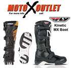 Fly Racing Maverik MX Boots Size 9 Bones Dirt Bike Motocross  