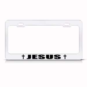   Christian Religious Metal license plate frame Tag Holder Automotive