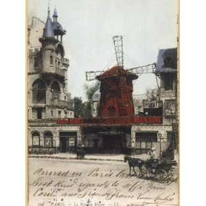  Moulin Rouge, Place Blanche, Montmartre Daytime Scene 