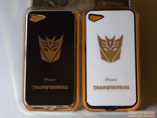 Luxury Designer Transformers Film Plating Hard Case Cover iPhone 4G 4S 