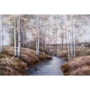 Diane Romanello 35W by 24H  Birch Creek Super Resin Gloss 1 3/4 