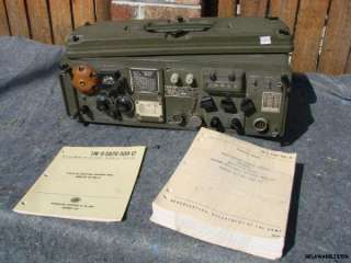 MILITARY Radio PRC 47 Collins USMC Complete with Manuals Transceiver 2 