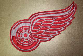 DETROIT RED WINGS Big Embroidered Patch Crest Sew on High Quality 