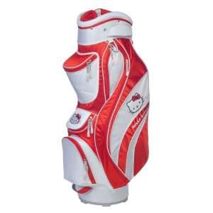 Hello Kitty Golf Mix & Match Cart Bag Red/White:  Sports 