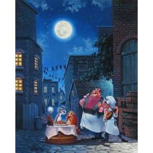   Night   Disney Fine Art Giclee by Rodel Gonzalez: Home & Kitchen