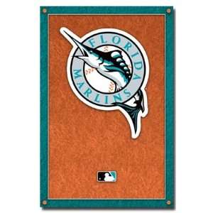  Florida Marlins Logo Baseball Poster