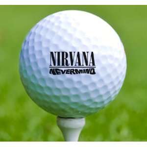 3 x Rock n Roll Golf Balls Nirvana: Musical Instruments