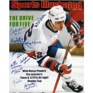  New York Islanders   Sports Illustrated   Autographed 