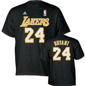  Los Angeles Lakers Kobe Bryant Adidas Toddler Black T 