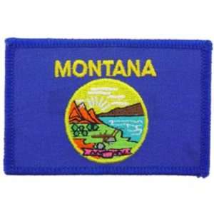  Montana State Flag Patch 2 1/2 x 3 1/2 Patio, Lawn 