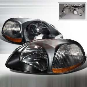   Headlights/ Head Lamps   Black Euro Style Performance Conversion Kit