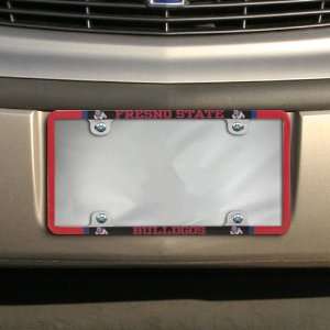 Fresno State Bulldogs Thin Rim Varsity License Plate Frame 
