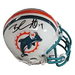 Brandon Marshall Autographed/Signed Mini Helmet  Sports 