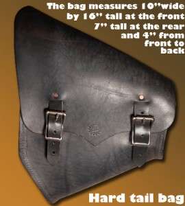 Harley Tool Hardtail Saddle Bag Black Motorcycle Bag 1  