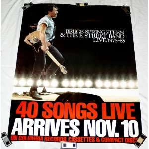  Bruce Springsteen Original Live 75 85 Promo Poster 
