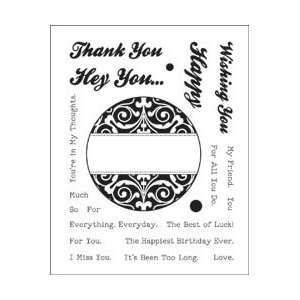   Tuesday Clear Stamps 3X4   Talking In Circles by Technique Tuesday
