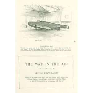  1917 World War I Air Vernon Howe Bailey Illustrations 