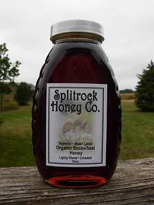 Organic Buckwheat Honey, Fresh and Raw from South Dakota  