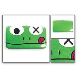 Hinge Wallet   Generic   Frog Face Girls Green Purse