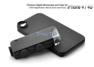   mini Digital Microscope and Case for iPhone 4 4S (100X Magnification
