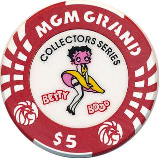 MGM GRAND CASINO CHIP LAS VEGAS NEVADA HOUSE MOLD OBSOLETE BETTY 