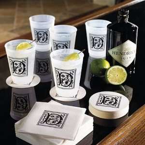  Monogrammed Disposable Party Pack   Frontgate Kitchen 