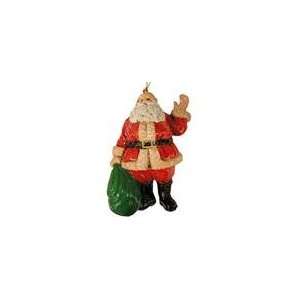  Jolly Waving Santa Claus Christmas Ornament: Home 