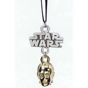 Star Wars C 3PO Head Pewter Ornament 