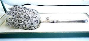Antique French Sterling Silver Asparagus Pastry Server  