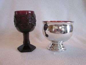 Lot of 2 Vintage Avon Wassail Bowl Candle Holder  
