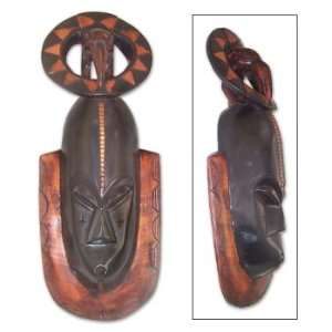  Wood mask, Yaure Ceremonial Bird