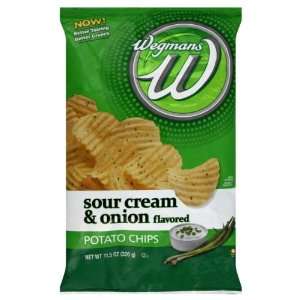  Wgmns W Potato Chips, Sour Cream & Onion Flavored, 11.5 Oz 