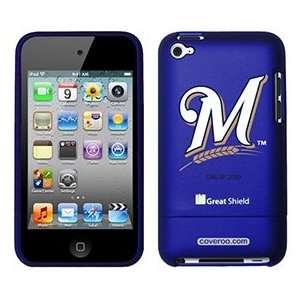  Milwaukee Brewers M in White on iPod Touch 4g Greatshield 