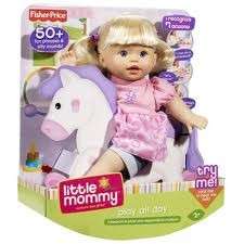   Little Mommy Interactive Baby Play All Day Doll & Pony NEW  