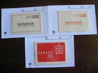 CANADA nice wee hoard of BOOKLETS some high value here  