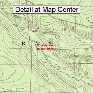   Map   Cabin Lake, Minnesota (Folded/Waterproof)