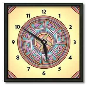  Sun in Mimbres Square Metal Wall Clock: Everything Else