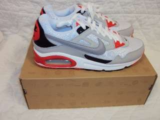 NIKE AIR MAX SKYLINE WHITE/MDM GRAY INFRARED SIZE 9.5 NEW SHOES  