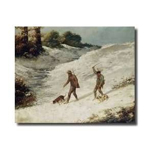  Hunters In The Snow Or The Poachers Giclee Print