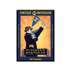 2011 Vintage Michigan Football Calendar 