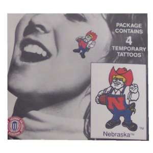    Nebraska Cornhuskers Tattoo Herbie Husker