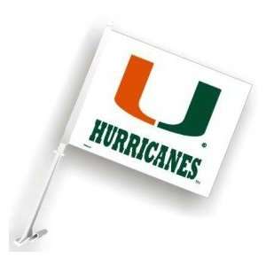  Miami Hurricanes Car Flag