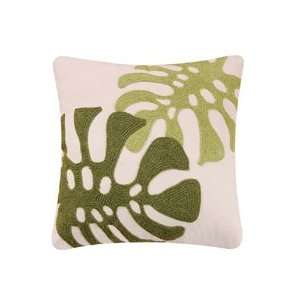 Palm Stripes Rice Stitched Pillow 