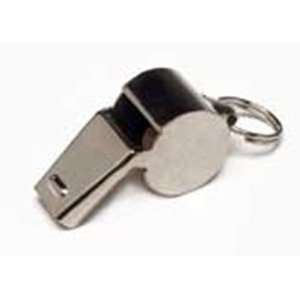   Brass Nickel Plated Metal Whistle   Lifeguard Gear: Sports & Outdoors