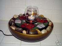 NEW* TABLE TOP FOUNTAIN WITH VOTIVE HOLDER *ROSETTA*  