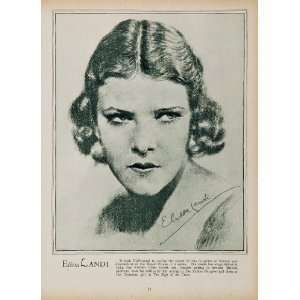  1933 Elissa Landi Actress Movie Film Portrait Print 