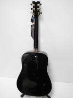Dean Tradition S2 Solid Top Dreadnaught Classic Black Acoustic Guitar 